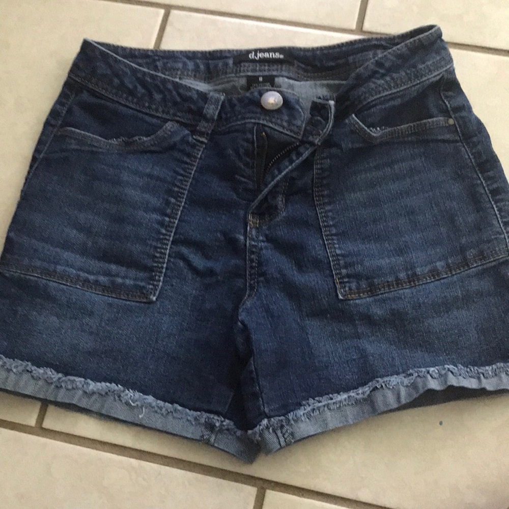 Denim shorts